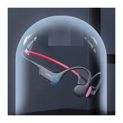 China Comfortable Wearing Protect Ear Hang Mp3 Ear Bone Conduction Wireless Blue Sports 16GB TF Open Card Swimming Earphone for sale