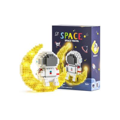 China Toy factory educational direct supply for children's astronauts to insert intelligence development blocks for sale