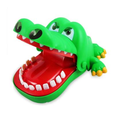 China Funny Classic Crocodile Large Mouth Press Bite Finger Mouth Crocodile Teeth Educational Toy Snorkel for sale