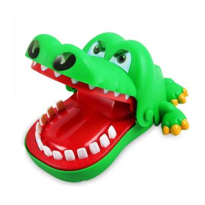 China Sharp Creative Decompression Toy Crocodile Teeth Game Parent-child Interaction Crocodile Finger Fun Game Tuba for sale