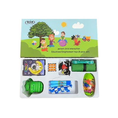 China Anti-anxiety popular and hot universal fingertip puzzle 8-piece toy set sensory grassland version for sale