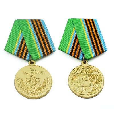 China Europe Custom Your Own Metal Gold Plated Military Patriotism Medal Medallions for sale