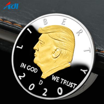 China America OEM 100 Pieces Coin Donald Trump Challenge Gold Commemorative Coin Sets USA Supplier In Box for sale