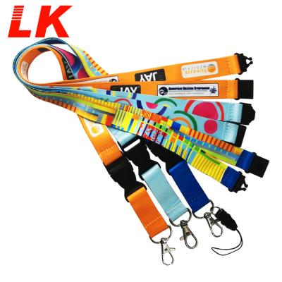 China Cheap Custom Printed Neck Lanyard With Logo Polyester Lanyard Manufacturer Free Sample Promotional for sale