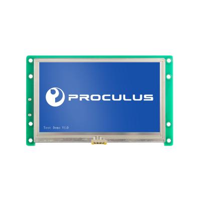 China Proculus industrial lcd 4.3 inch uart lcd screen module resistive touch screen tft display flexible tablet for sale