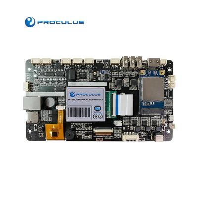 China Proculus 7 inch RK3188 android capacitive board display hmi panel 4G embedded touch screen panel with wifi for sale