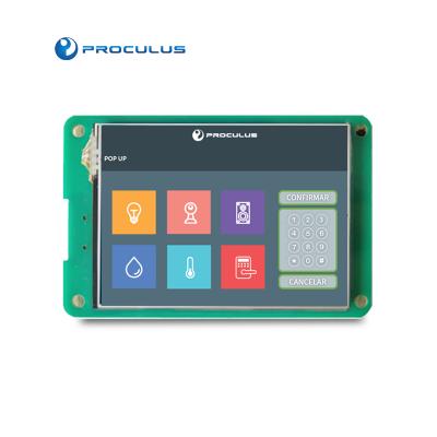 China Proculus 2.8 inch uart tft high brightness HMI outdoor lcd Project Controlment graphic display lcd touch screen 2.8inch for sale