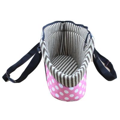 China Wholesale Custom Foldable Carrier Durable Fashionable Tote Bag For Dog Travel Pet Large Capacity Safety Carrying for sale