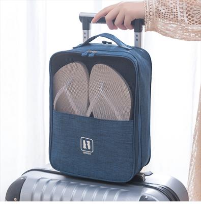 China New Modern Waterproof Portable Luggage Packing Custom Sports Zipper Travel Storage Ventilation Shoe Bag for sale