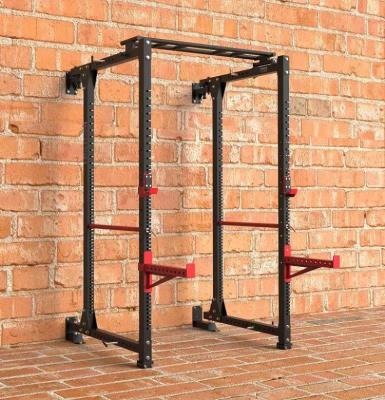 China Factory Price Durable Wholesale Gym Use Fitness Equipment Home Wall Folding Squat Rack for sale