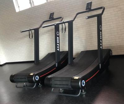 China Buy Manual Treadmill Cheap Curved Curved Self Powered Treadmill Eco-friendly For Your Gym Club for sale