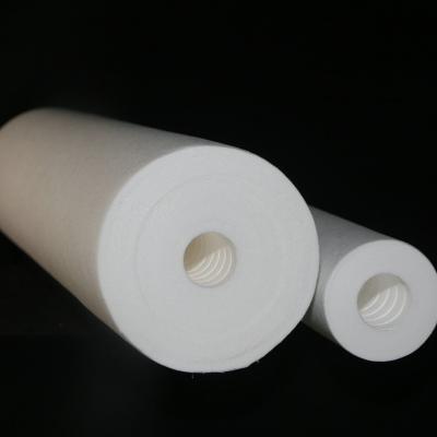 China Hotel industry pp melt blown filter cartridge water filter parts 10