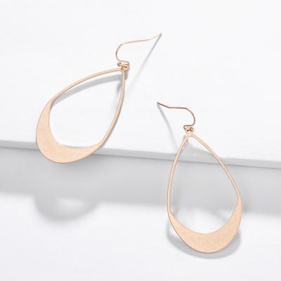 China Fashion Trendy Jewelry Simple Designed Stud Earrings For Women Jewelry Water Drop Shape Drop Earrings for sale