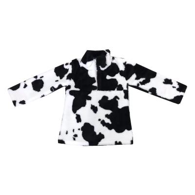 China 2021 RTS Autumn Winter Children's Clothing Cow Formal Tie Dye Coats Comfortable Children Clothes for sale