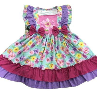 China Wholesale Cheap Polyester/Cotton Small Price Guaranteed Quality Kids Dressing Sets Baby Dress For Girls Kids Dressing Sets for sale