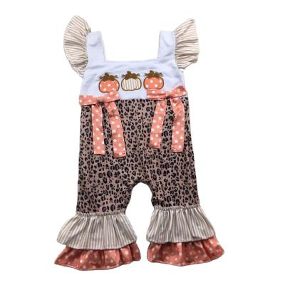 China 2021 Newborn Infant Girls Boys Pure Cotton Thanksgiving Day 100% Cotton Jumpsuit Clothes Sets Baby Rompers for sale