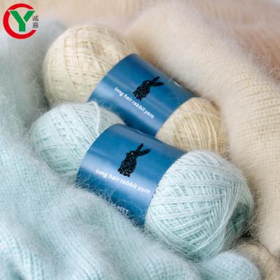 China Free sample 50g/set yarn 50g/set quality anti-pilling nylon blended hand knitting yarn fine angora hair anti-static rabbit angora for sale