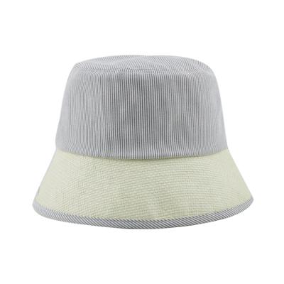 China JOINT stylish bucket hat for women fashion outdoor bucket hat with weave brim new style bucket with designs for sale