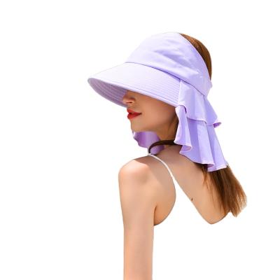 China breathable & Beach Summer Waterproof Hat For Women UV Protection Hat Going Out Sun Visor Hat for sale