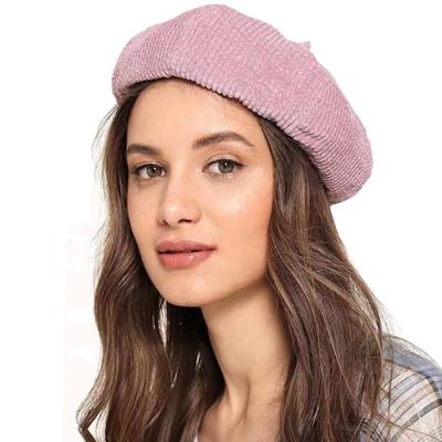 China Soft soft feeling A warm and comfortable beret essential for women in autumn and winter for sale