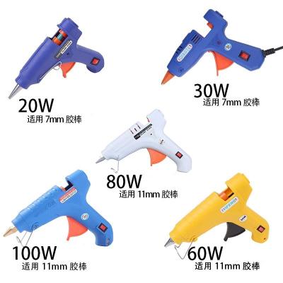 China DIY Wholesale 20W/30W/60W/80W/100W Hot Melt Glue Guns Suitable For 7mm/11mm Diameter Sealing Wax Stick for sale