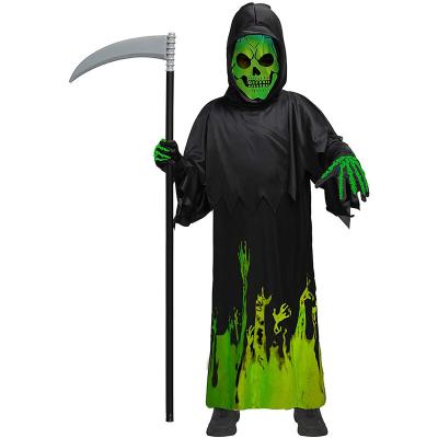 China Scary Cosplay Costume Role Halloween Party Costume Bad Death Cosplay For Kids Holiday for sale