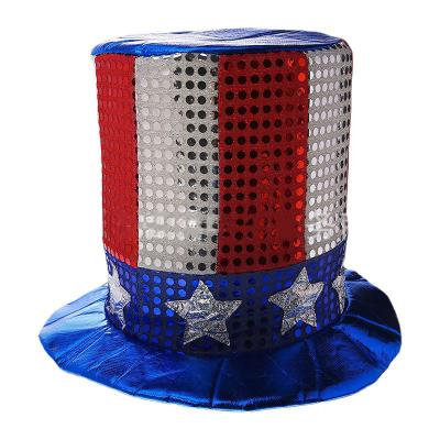 China Happy 4th of July Decor Uncle Hat American Independence Day Prop American Independence Day Decor American Independence Day Tie for sale