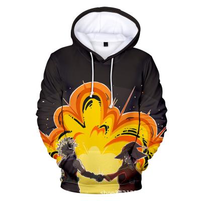 China QUICK DRY 3D All Over Printed Men's Hoodies Sweatshirts Custom Unisex Boys Anime One Piece Hoodies for sale