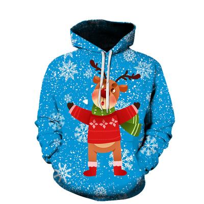 China QUICK DRY 3D All Over Printed Mens Hoodies Sweatshirts Christmas Sweater Custom Unisex Ugly Hoodie Costume for sale