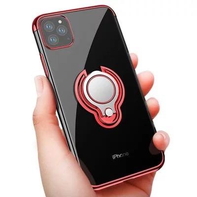 China Free Shipping 2021 Case For iPhone 12 11 Pro XS Max X XR 7 8 Plus Finger Ring Holder Compostable Eco Friendly Phone Case MDPC42 for sale