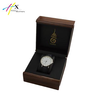 China Handmade Rustic Wooden Design Wooden Gift Box For Men's Watch Packaging for sale