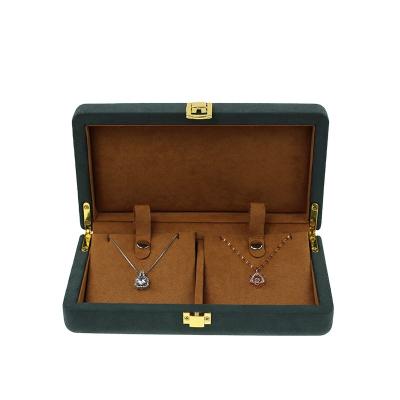 China Durable Custom Jewelry Packaging Box Wooden Gift Box For Double Necklace Packaging for sale