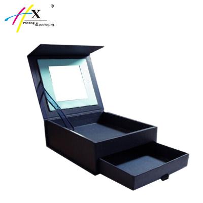 China Two Layer Recyclable Cardboard Custom Paper Box With Drawer For Gift Jewelry for sale