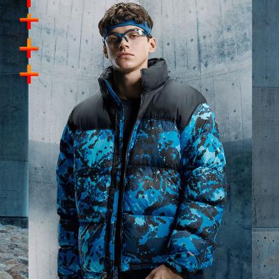 China Waterproof Outdoor To Keep Warm Winter Loose Classic Blue Jacket North Face Down Jacket For Men for sale