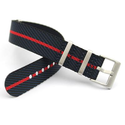 China Skin Friendly Ring Zulu Nylon Watch Straps Nato Buckle 3 Premium 20mm NATO Strap NATO Watchband 1.2mm Thick Watchband for sale