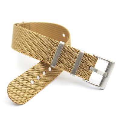 China Skin Friendly EACHE Wholesale Nylon Fabric 20mm 22mm Brushed Customize NATO Twill Watch Strap NATO Replacement Watch Band for sale