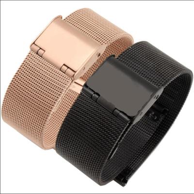 China Beautiful New Yunse Design Replacement Metal Milanese Stainless Steel Watch Strap Mesh Strap 8/10/12/14/16/18/20/22/24mm Adjustable for sale