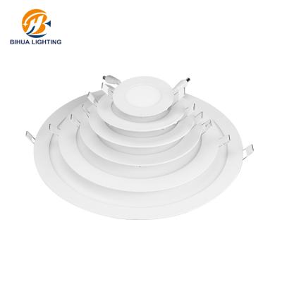 Cina Commercial Ultra Slim White Indoor LED Panel Light Square Round Aluminum Smd Panel Light in vendita