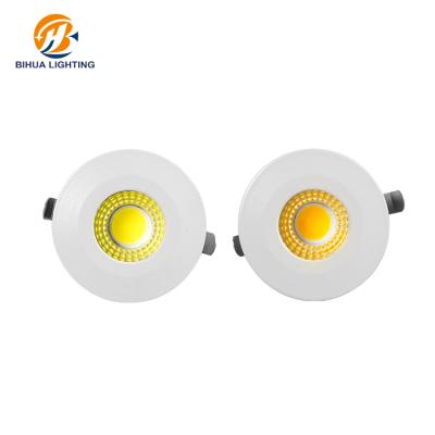 Cina CE EMC Down Light Indoor Home Aluminum PP 3w COB Round Recessed Mounted Ceiling Led Spot Light in vendita