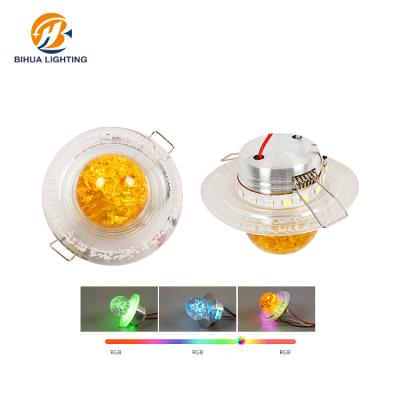 Cina Colorful Downlight Indoor LED Spotlight Aluminum COB Recessed Ceiling Cabinet RGB in vendita