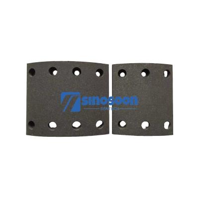 China Truck Brake Parts Front Brake Pad WG9100440027 for Sinotruk Howo Shacman Accessories for sale