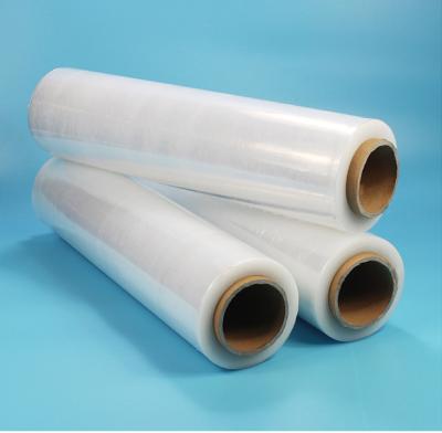 China Machine Packing 300cm PE Winding Film Large Wrapping Roll Clear Plastic Industrial Protective Film for sale