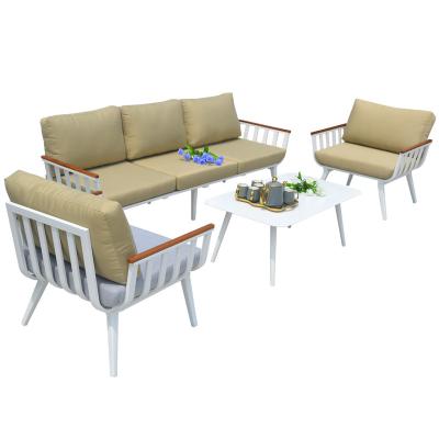 China Factory hot sale 2023 UV resistance aluminum sofa set outdoor furniture garden set outdoor furniture for sale