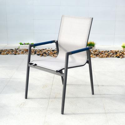 China Textylene Industrial Modern Creative Outdoor Fabric Patio Furniture Garden Design Single Lounge Garden Chair Outdoor Chair for sale