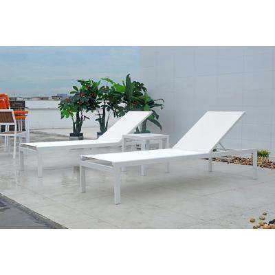 China Modern Recliner Beach Hotel Patio Pool Folding Aluminum Lounge Sun Couch for sale