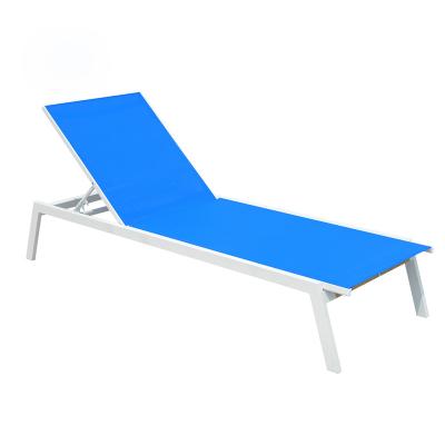 China Factory Price Pool Beach Outdoor Aluminum Folding Chair Chairs UV Resistance Indoor Convertible Sun Loungers Adjustable Customized Sofas for sale