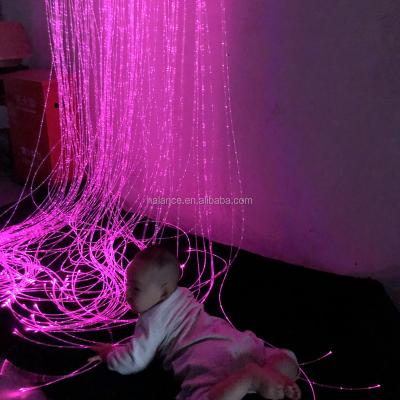 China Cascading PMMA Fiber Optic Sensory Lighting Curtain for sale