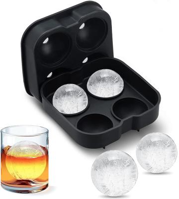 China Newest Fashion Big Stocked Silicone Rubber Stocked Good Quality Sphere Portable Ice Ball Maker for sale