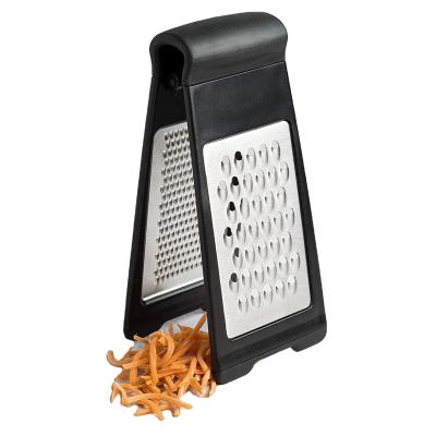 China Amazon Hot Selling Kitchen Multi Stocked Vegetable Vegetable Tools Stainless Steel Plastic Manual Cheese Slicer Carrot Ginger Potato Grater for sale