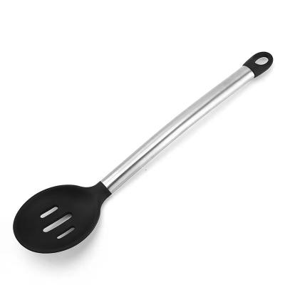 China Viable high quality low price contemporary kitchen tableware baby spoon home silicone for sale